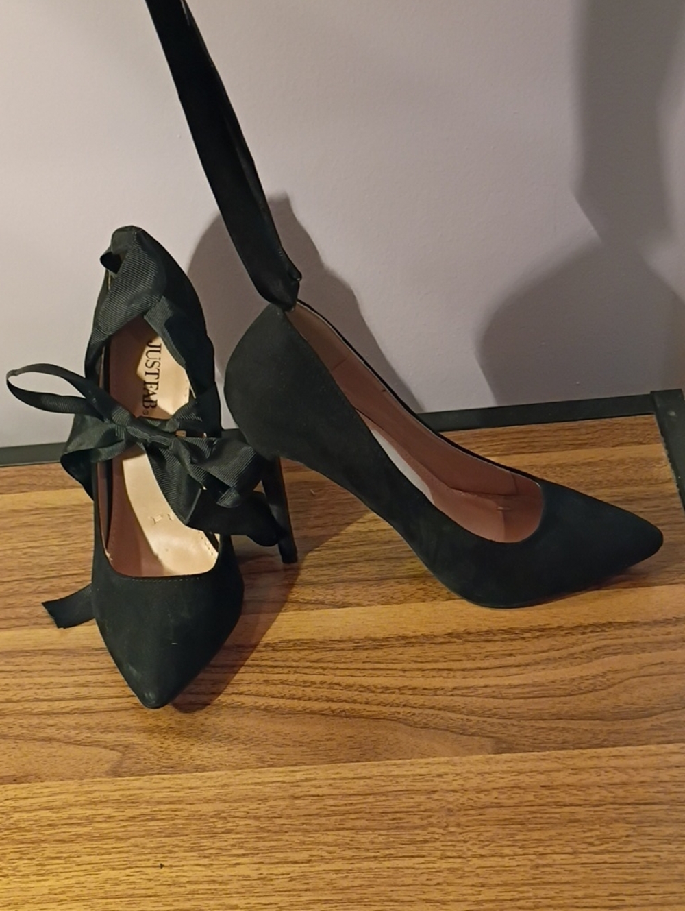 JustFab  Tie Up Pumps